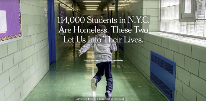 A Day in the Live a Homeless NYC Student